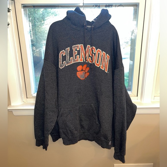 Clemson Oversized Grey Sweatshirt - Picture 1 of 2